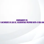Randament vs. Randament: inchiriere de lux vs. rezidential propriu intr-o vila Iancu Nicolae